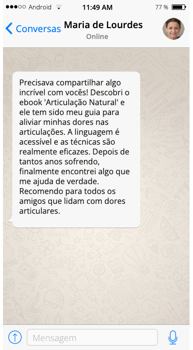 Diga Adeus AS DORES NAS ARTICULAÇÕES  — imagem 4