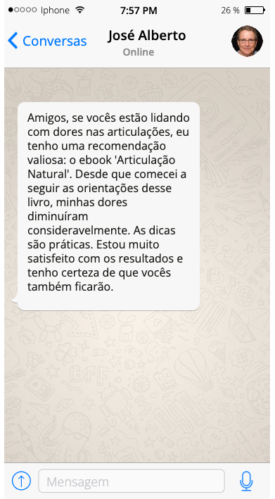 Diga Adeus AS DORES NAS ARTICULAÇÕES  — imagem 5
